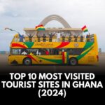 The top 10 most visited sites in Ghana in 2024.