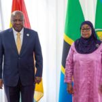 President John Dramani Mahama holds high-level bilateral talks with Her Excellency Samia Suluhu Hassan, President of the United Republic of Tanzania.